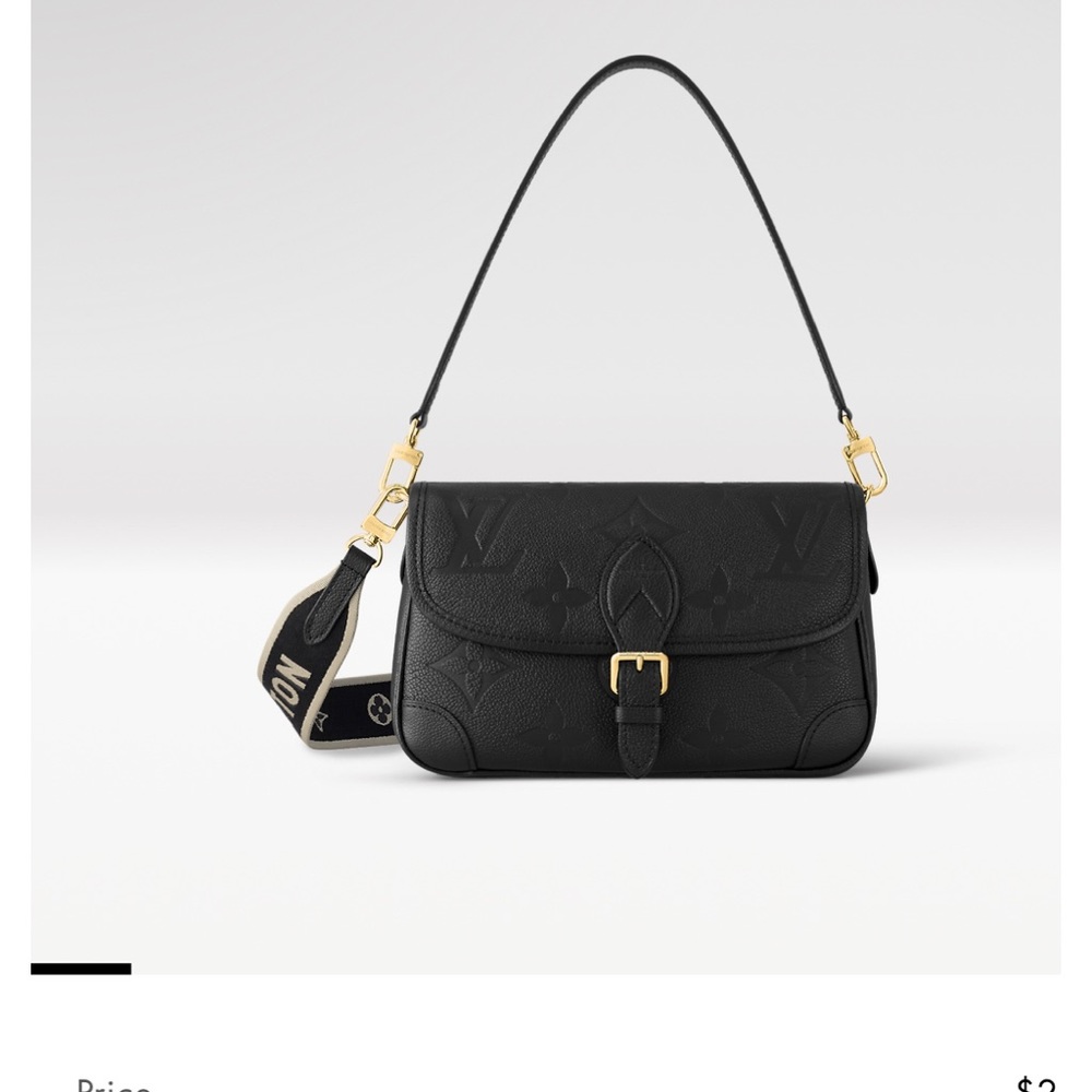 Louis Vuitton : Empreinte Monogram Giant Diane Black